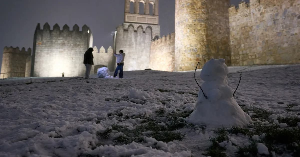 Frío intenso y alertas por nevadas en varias provincias este sábado