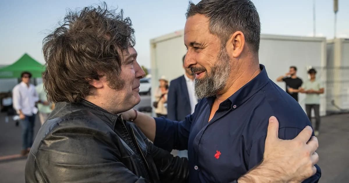 Milei inicia su agenda en España: se reúne con Abascal y participa en el Madrid Economic Forum 2026