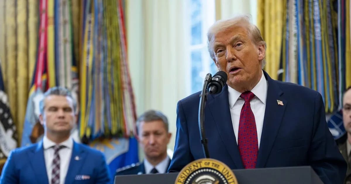 Trump y Hegseth cuestionan la cobertura de medios sobre la guerra en Irán