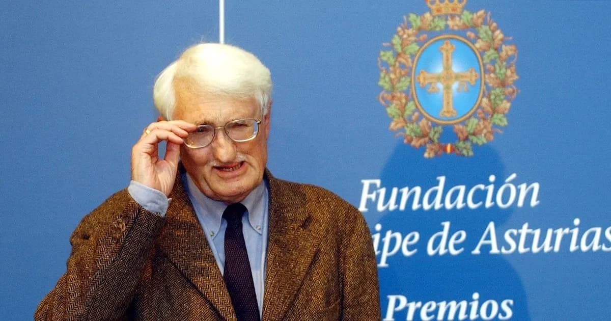 Fallece Jürgen Habermas, destacado filósofo y sociólogo de la Escuela de Frankfurt