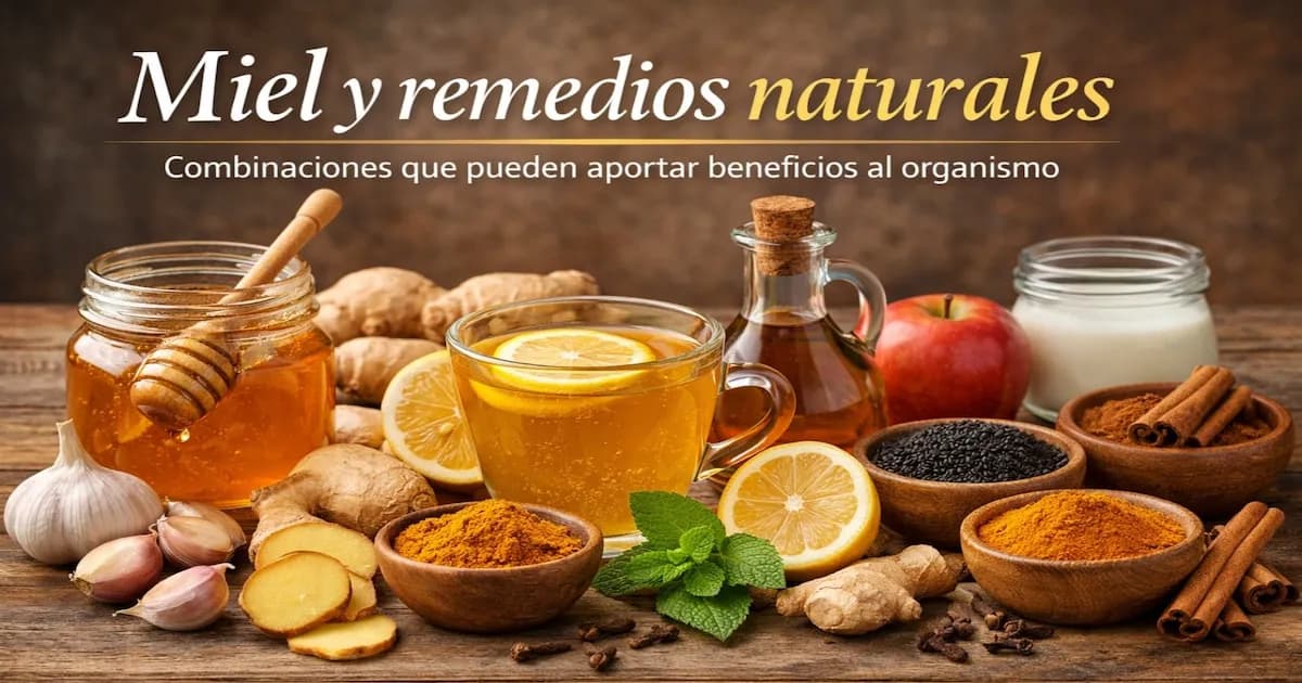 Beneficios de combinar miel con ingredientes naturales en tu salud