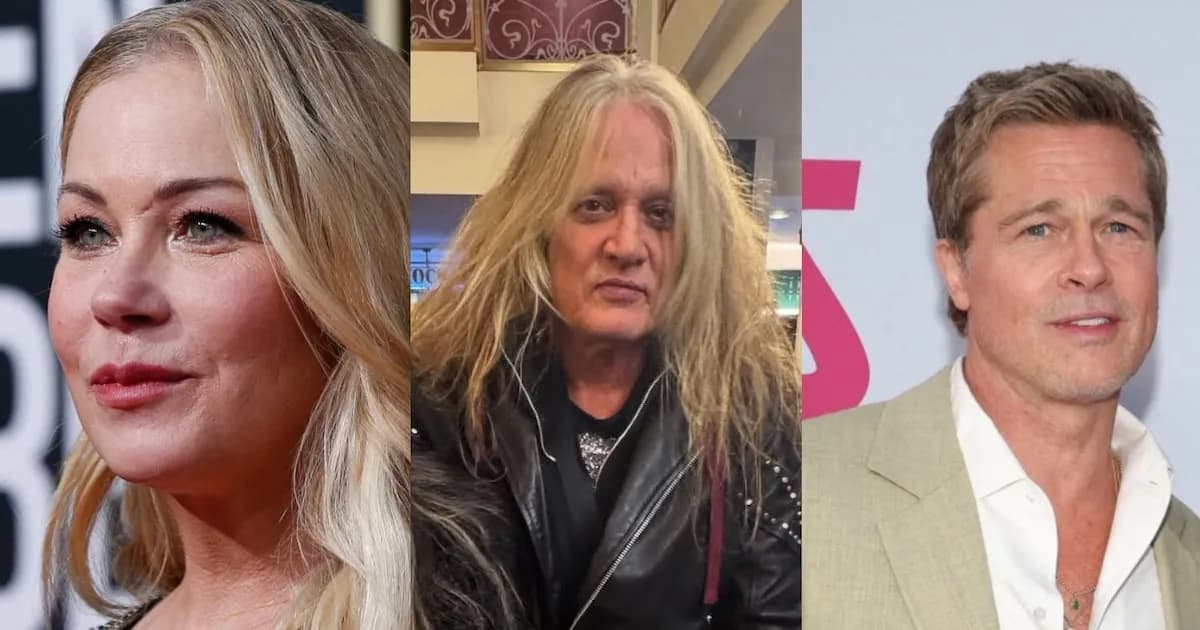 Sebastian Bach se disculpa por el incidente con Christina Applegate y Brad Pitt