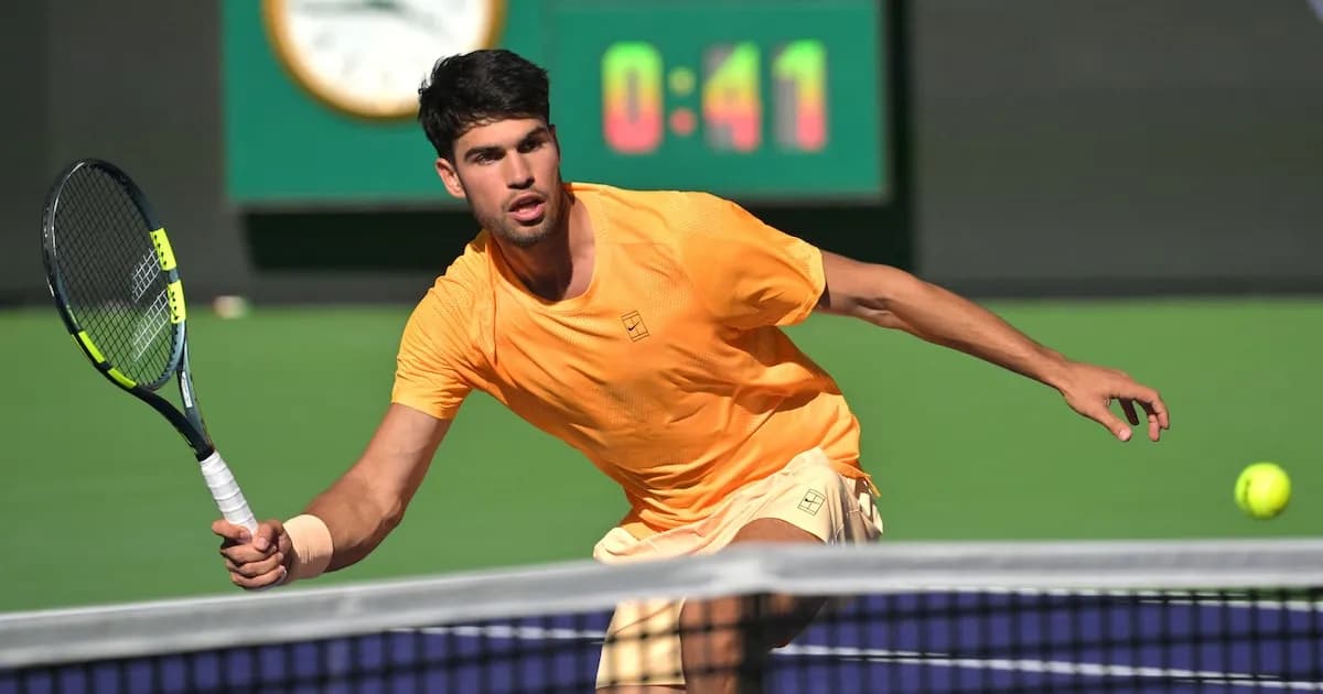 Carlos Alcaraz se despide de Indian Wells tras perder con Medvedev en semifinales