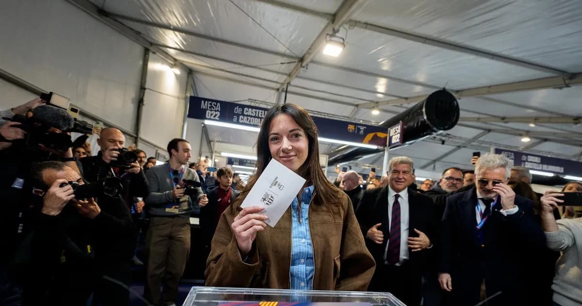 Aitana Bonmatí celebra su primer voto en el FC Barcelona: "Es una experiencia brutal"