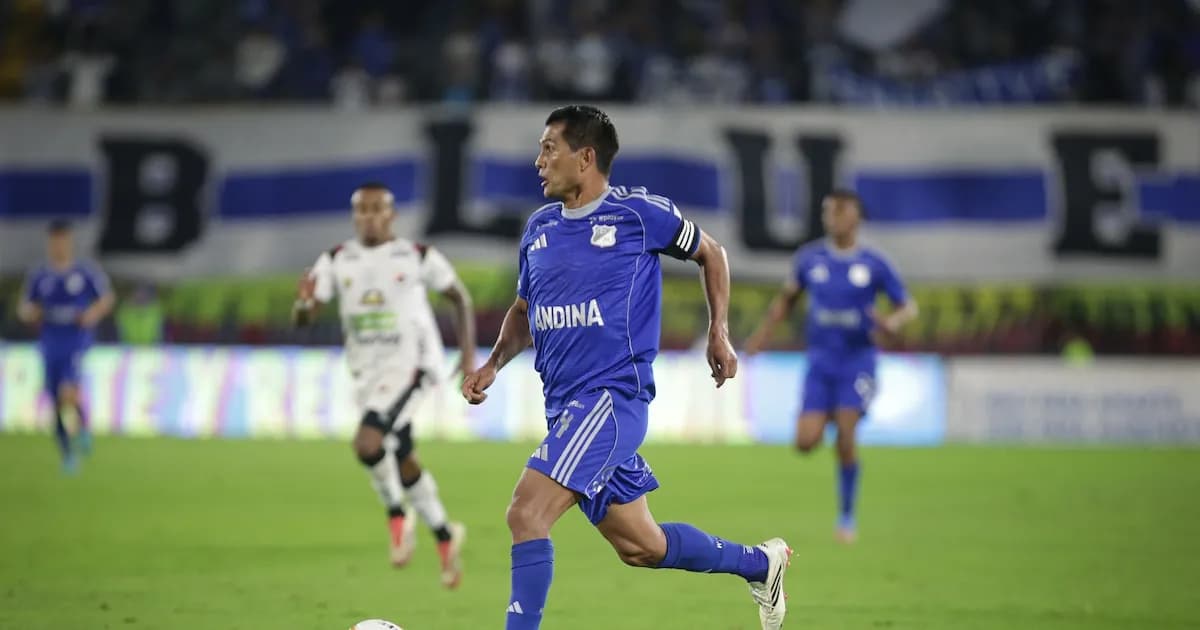 Polémica expulsión de David Silva en partido de Millonarios ante Boyacá Chicó