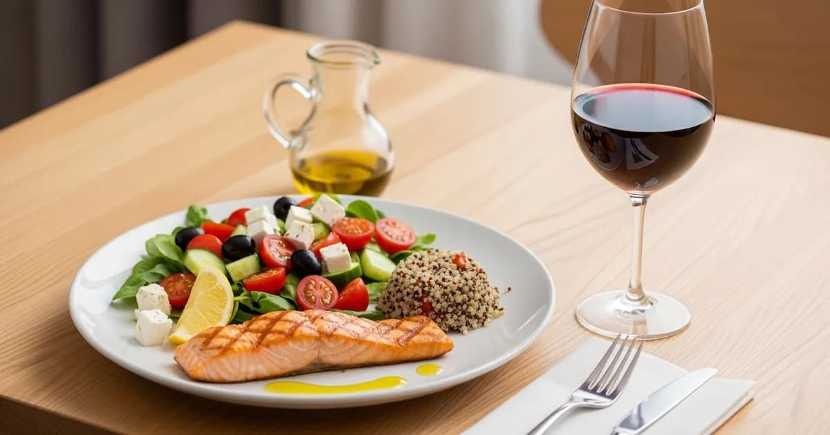 El vino moderado podría ser beneficioso para la salud en el marco de la dieta mediterránea