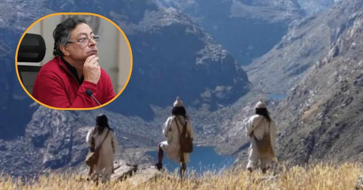 Gustavo Petro ordena proteger la 'Línea negra' para comunidades indígenas en la Sierra Nevada