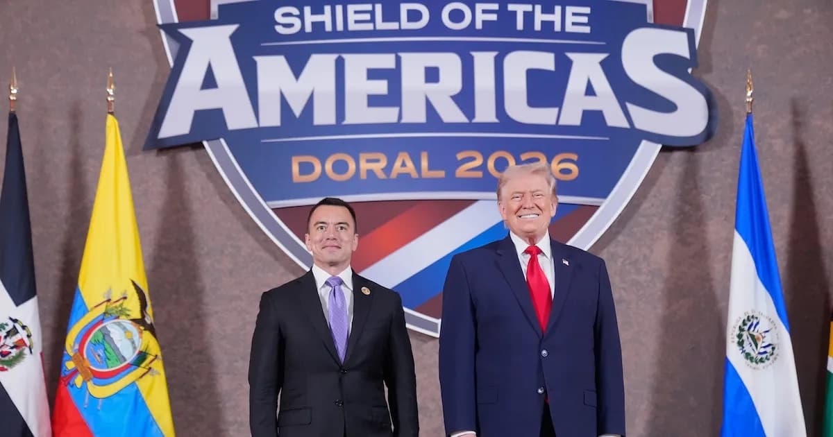 Ecuador y Estados Unidos lanzan operación contra el narcotráfico que durará dos semanas