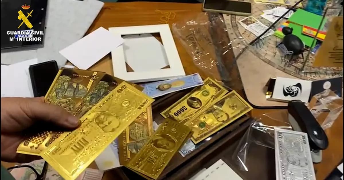 Desarticulan una banda que estafaba con billetes de bajo valor en España