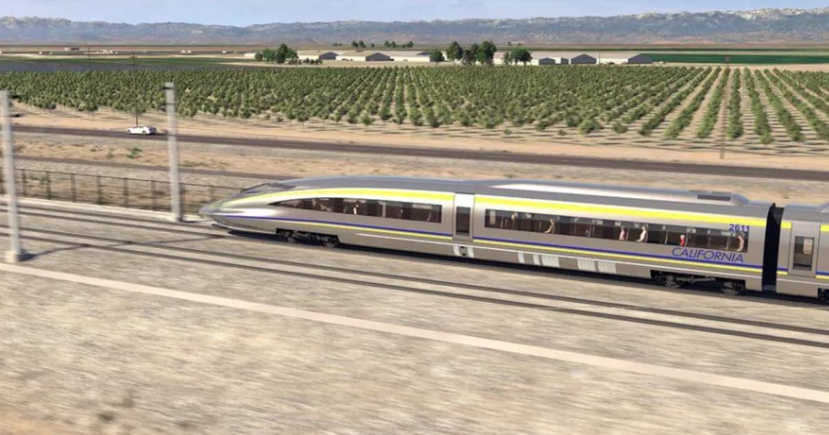 California evalúa proyecto para aumentar financiamiento del tren de alta velocidad