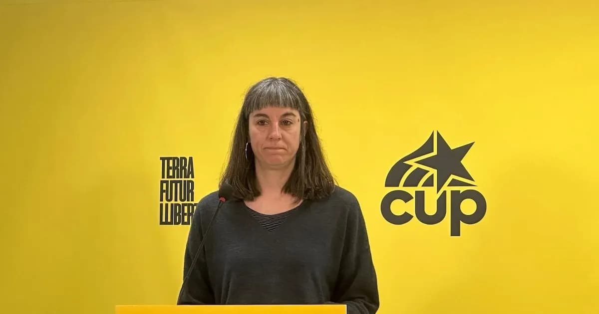 La CUP respalda la huelga de docentes y critica al Govern por su gestión policial