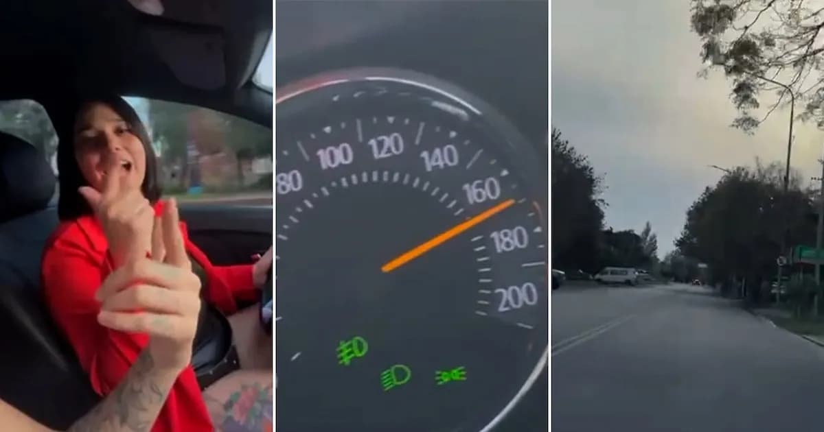 Inhabilitan licencia de la 'Toretto' de Berisso por manejar a 180 km/h y grabarse