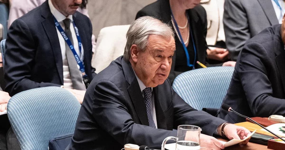 ONU y el estrecho de Ormuz: Guterres se mantiene cauteloso ante propuestas de intervención