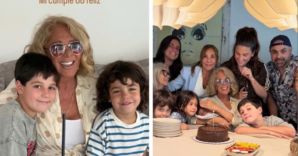 Reina Reech celebra sus 68 años rodeada de amor familiar y un nuevo nieto