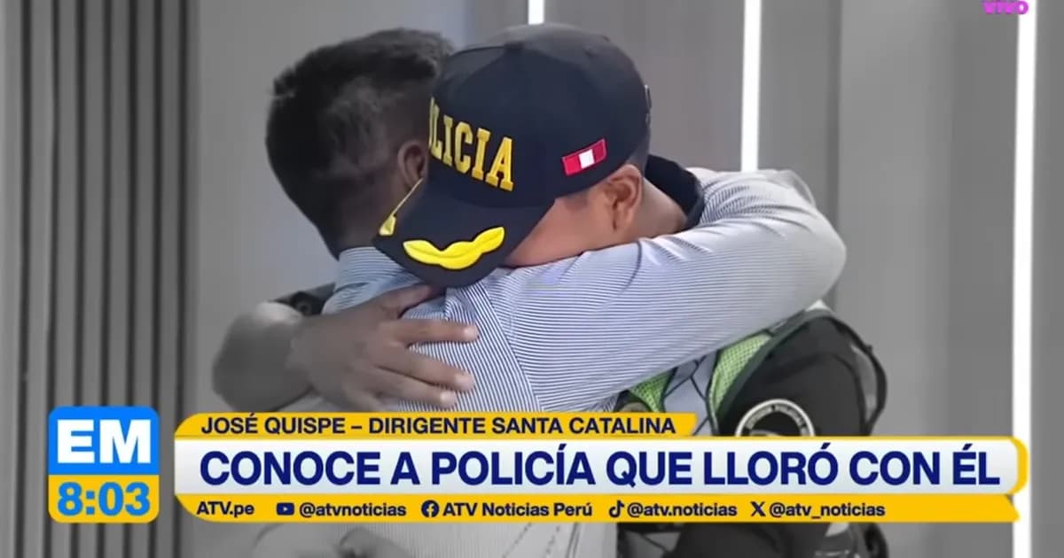Emotivo llanto de policía tras el asesinato de un chofer en Lurín