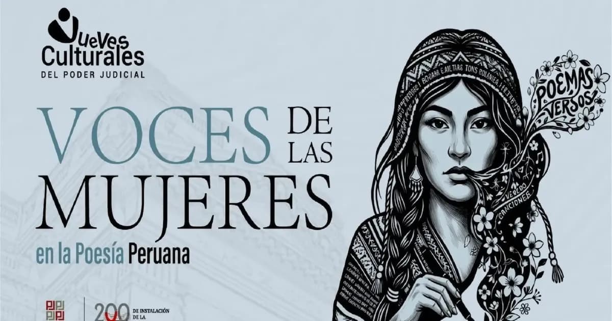 El Poder Judicial celebra ‘Voces de las Mujeres’ con recital de poesía peruana