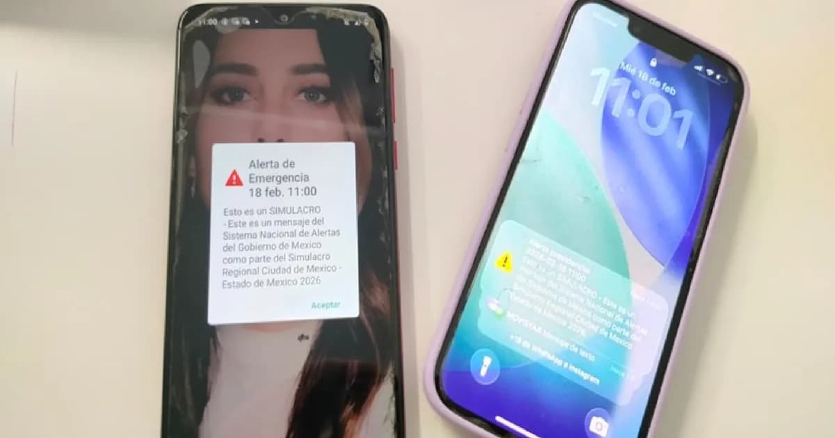 Espectaculos: Simulacro en CDMX y Edomex 2026: cambió el mensaje de “alerta presidencial”