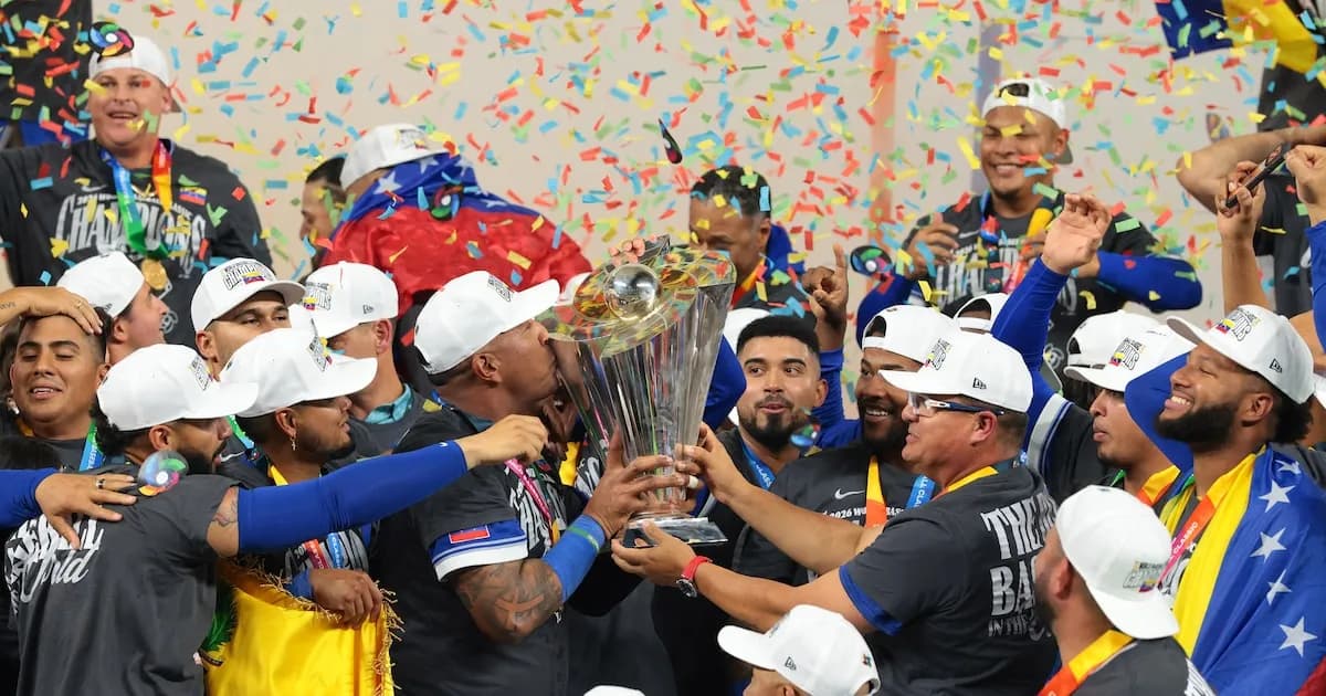 Venezuela se coronó campeón del Clásico Mundial de Béisbol tras vencer a Estados Unidos