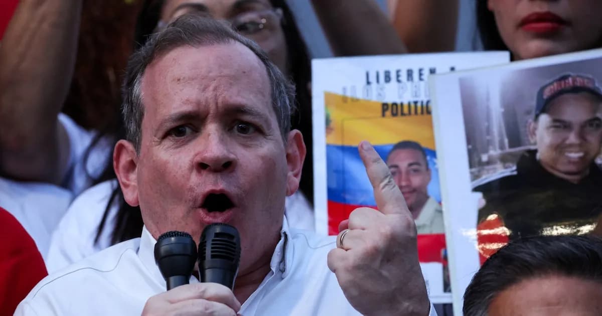 Juan Pablo Guanipa exige el fin de la persecución a venezolanos y propone una transición democrática