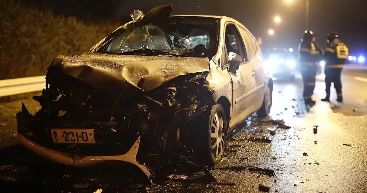 Accidente en ruta: mujer obtiene justicia tras choque de 29 autos