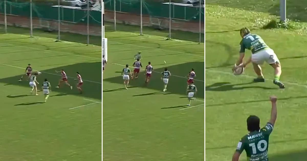 Polémica en el rugby italiano: un try insólito genera debate sobre las reglas del juego