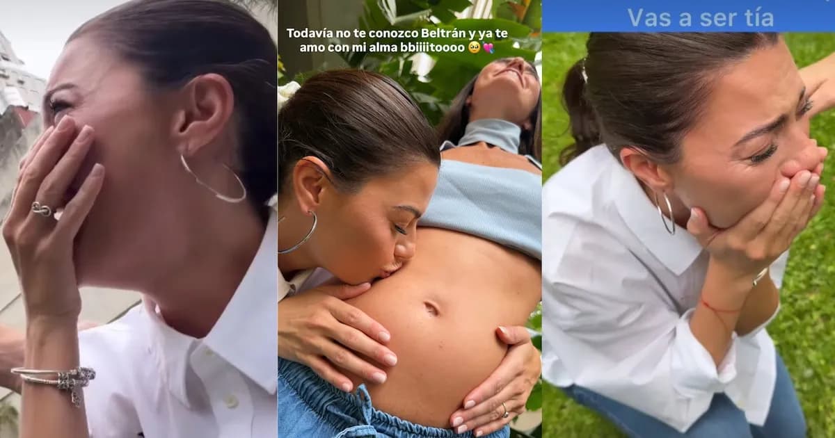 La conmovedora reacción de Sofía Jujuy Jiménez al enterarse que será tía