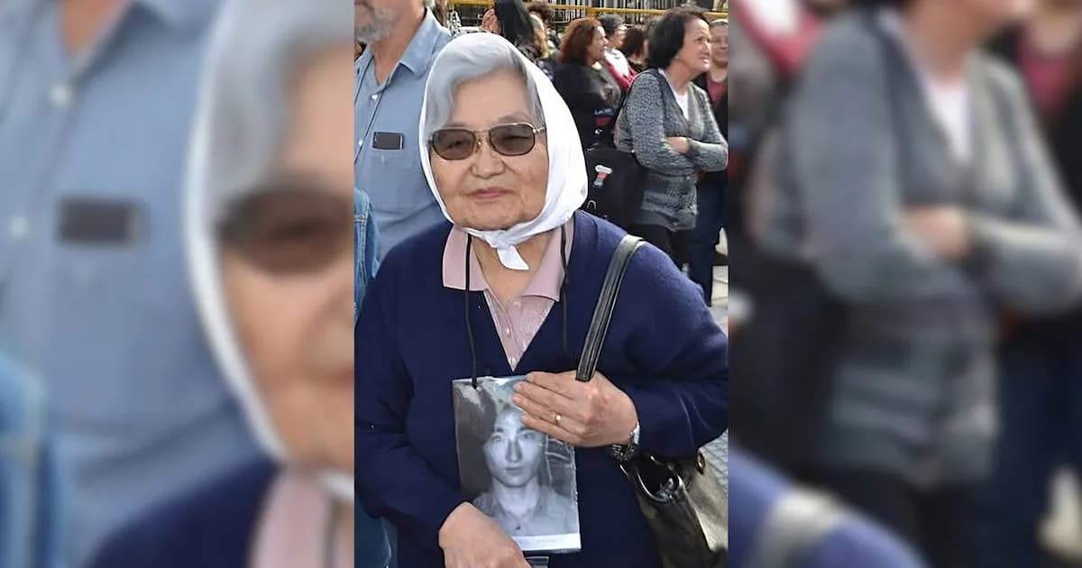 Falleció María Takara de Oshiro, una Madre de Plaza de Mayo que luchó por su hijo durante 50 años