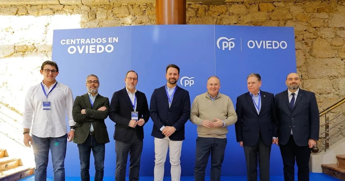 Mario Arias asume la presidencia del PP de Oviedo con un apoyo abrumador del 97,43%
