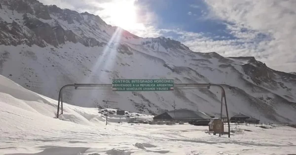 Cierre del Paso Internacional Cristo Redentor por Malas Condiciones Climáticas