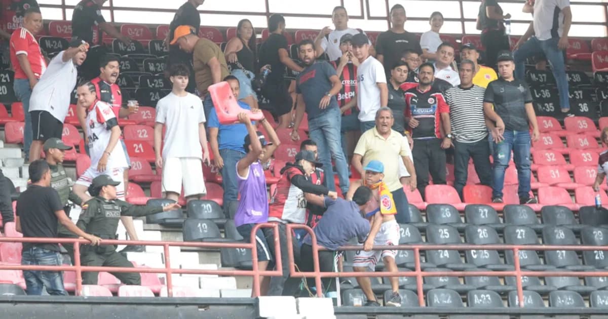 Cúcuta Deportivo sancionado tras disturbios en el clásico contra Bucaramanga
