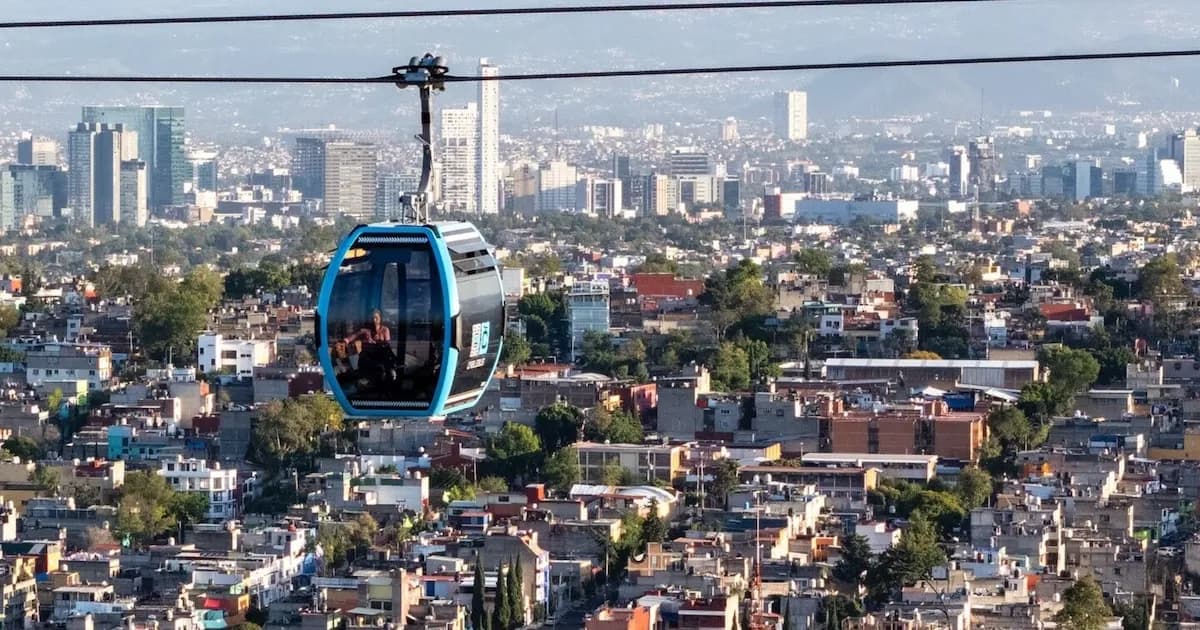 Problemas eléctricos interrumpen servicio en la Línea 3 del Cablebús en Ciudad de México