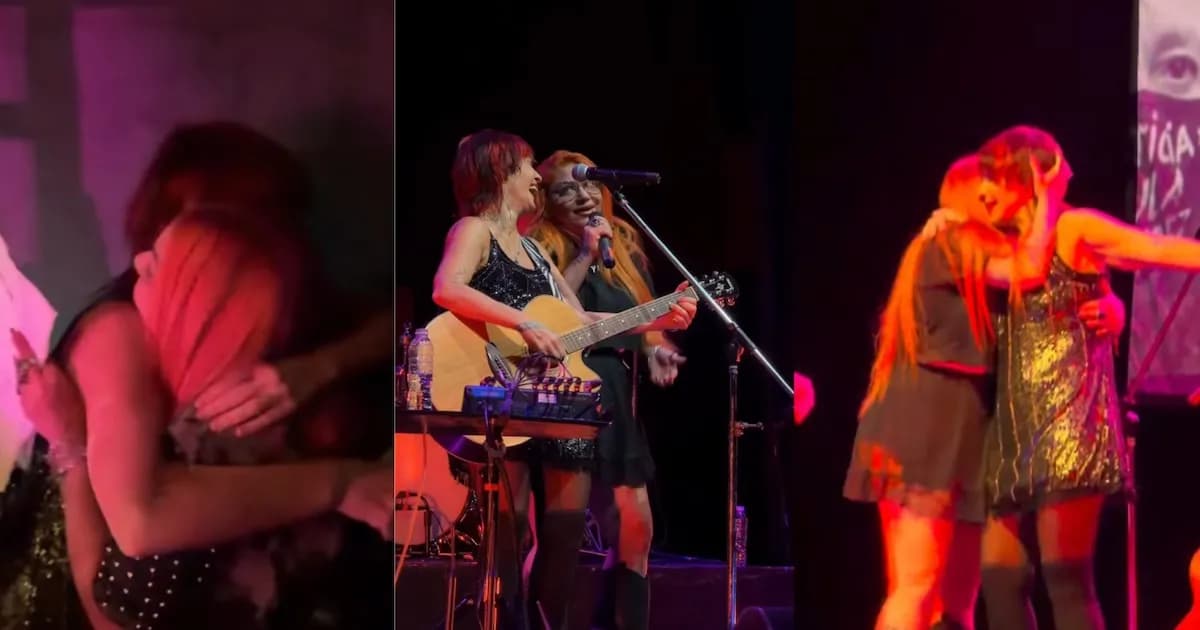 Lowrdez Fernández hizo realidad su sueño al cantar con Fabiana Cantilo