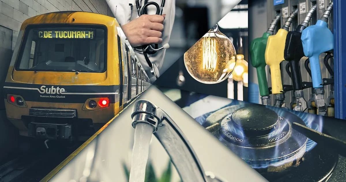 Abril trae aumentos en servicios que impactarán en la economía de los argentinos