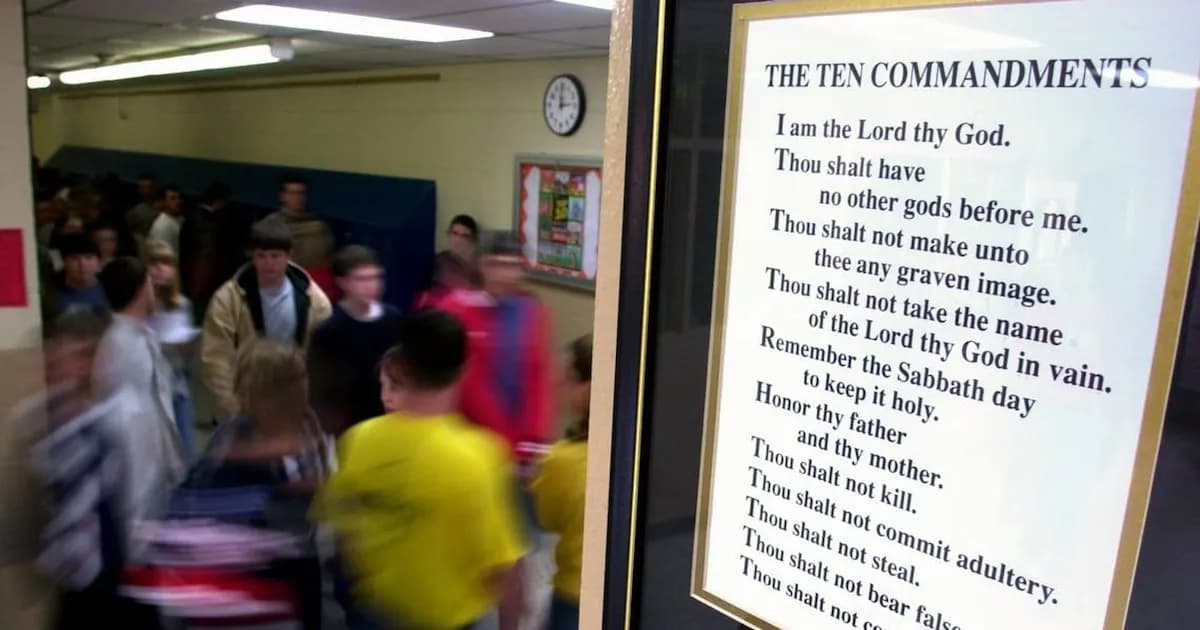 Tribunal de Apelaciones de EE.UU. permite los Diez Mandamientos en escuelas de Louisiana