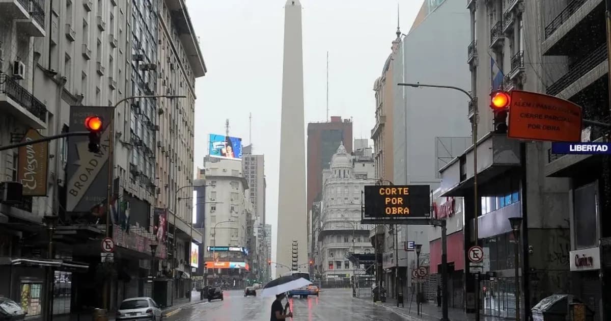 Alerta meteorológica: fin de semana lluvioso en el AMBA y otras provincias