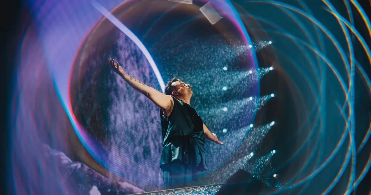 Tan Biónica deslumbró en Vélez con un show épico y la sorpresiva visita de Calamaro