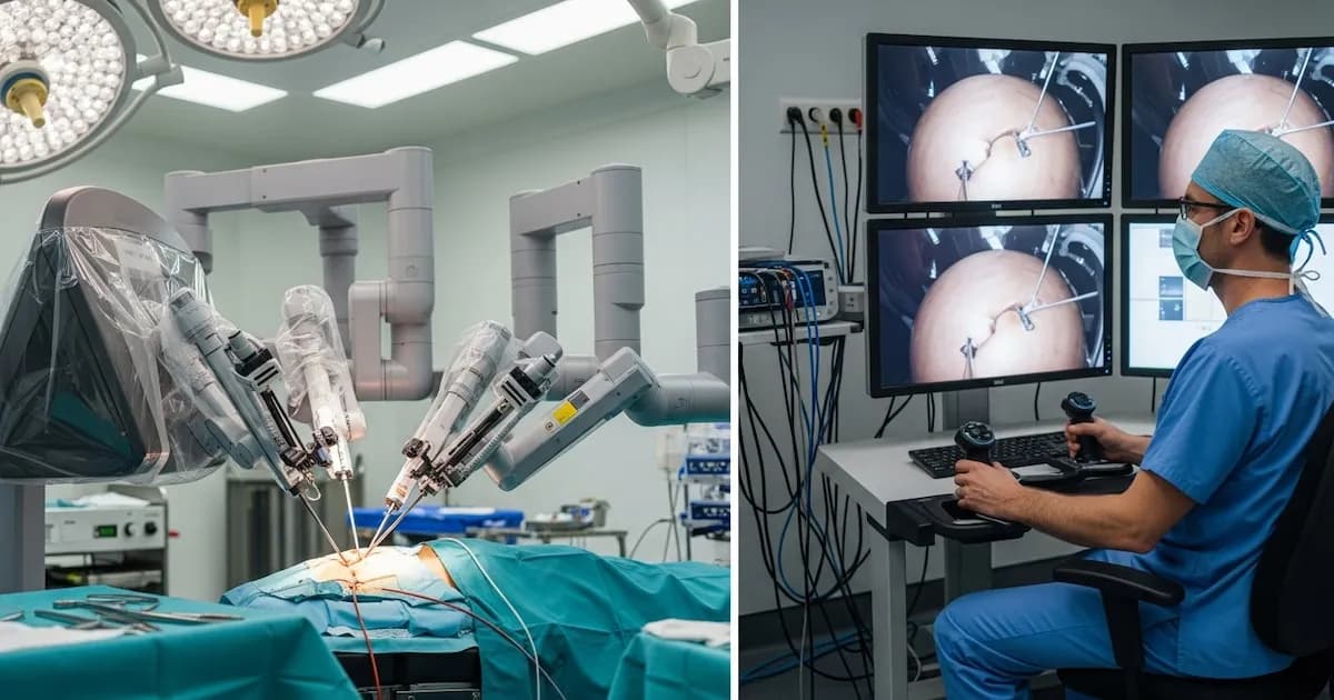 Revolución médica: un robot opera a distancia y salva a un hombre de cáncer de próstata