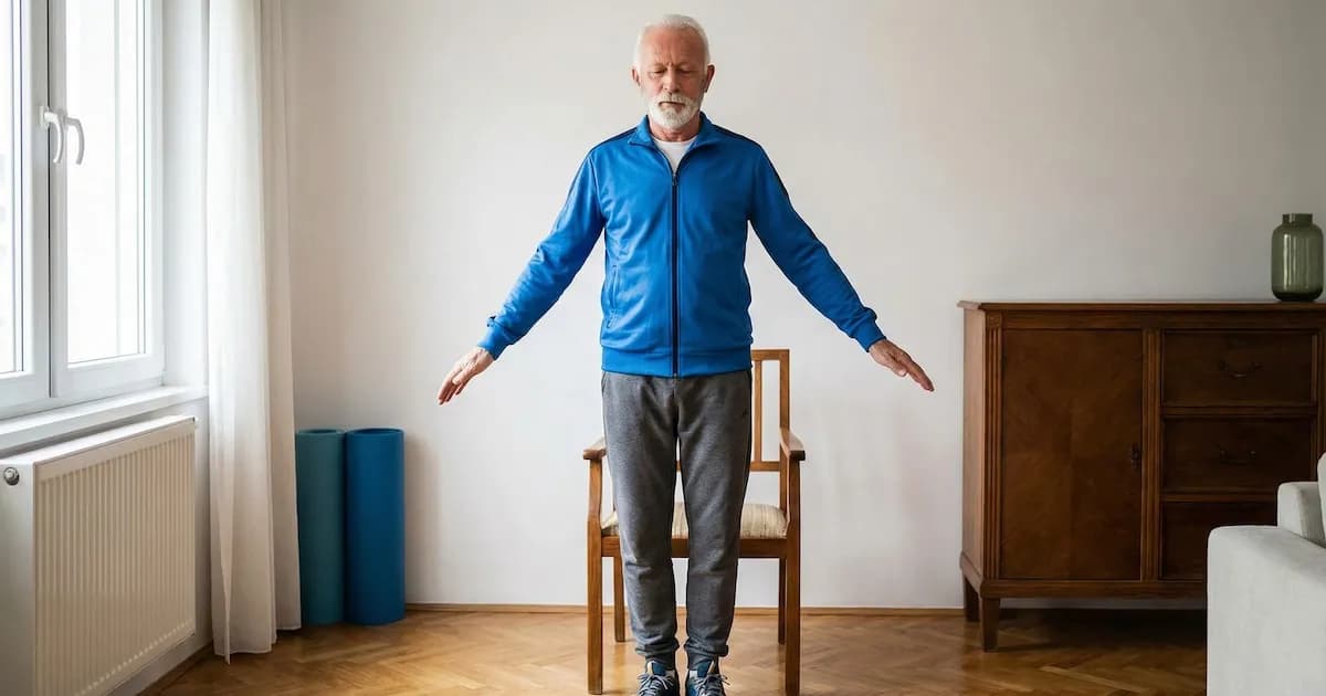 Ejercicios Caseros para Prevenir Caídas en Personas Mayores