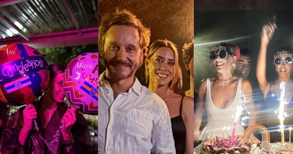 Ana Espasandín celebró su cumpleaños con una fiesta inolvidable junto a su melliza y amigos