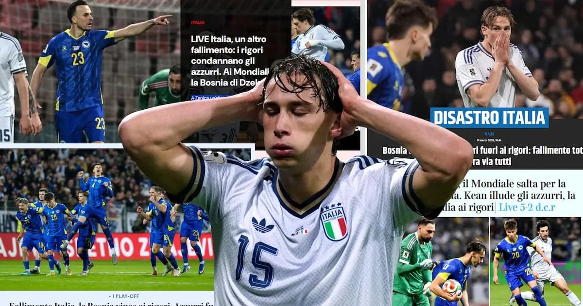 Italia se despide del Mundial: crónicas de una eliminación histórica