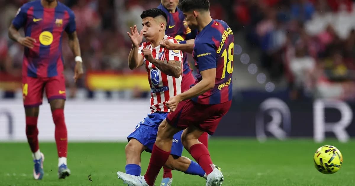 Atlético de Madrid cae ante Barcelona: goles, expulsiones y polémicas del emocionante duelo