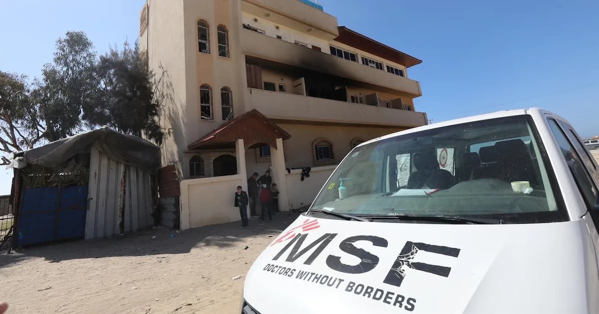 Médicos Sin Fronteras alerta sobre crisis médica en Gaza por falta de equipos desde enero