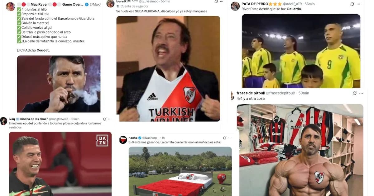 La victoria de River sobre Belgrano desata una ola de memes y comparaciones en redes sociales