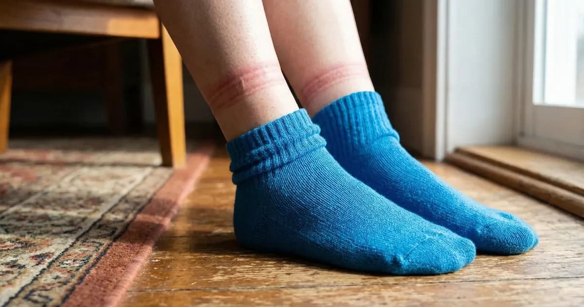 Marcas de medias en las piernas: cuándo son preocupantes y cuándo son solo un malestar