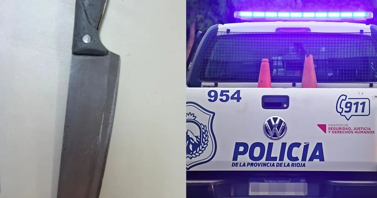 Alarma en La Rioja: estudiante ingresó con un cuchillo al colegio