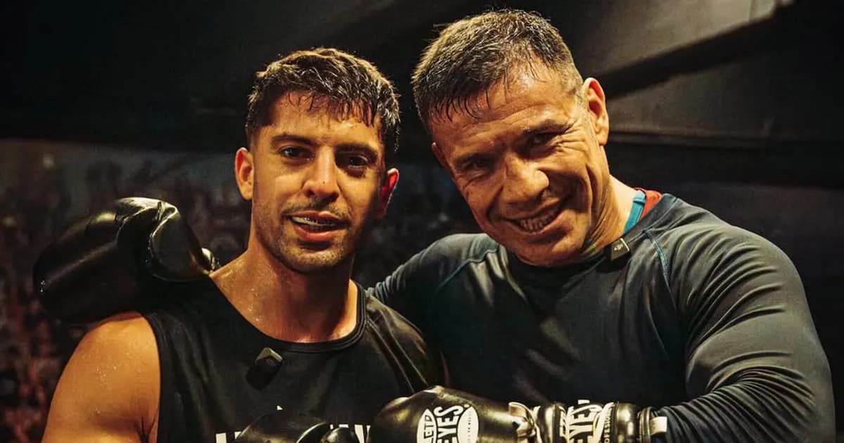 Gastón Edul, con un ojo morado, se prepara para La Velada del Año en España