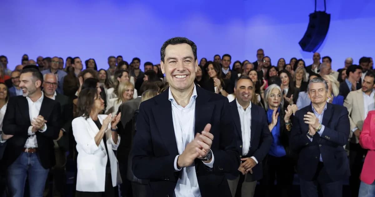 Moreno critica a Montero y defiende la gestión del PP-A en sanidad ante las elecciones