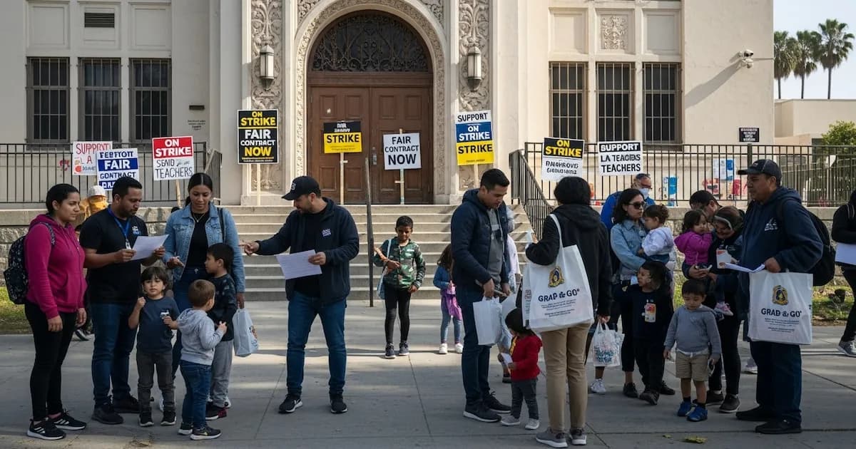 Los Ángeles enfrenta posible paro docente que afectará a miles de estudiantes