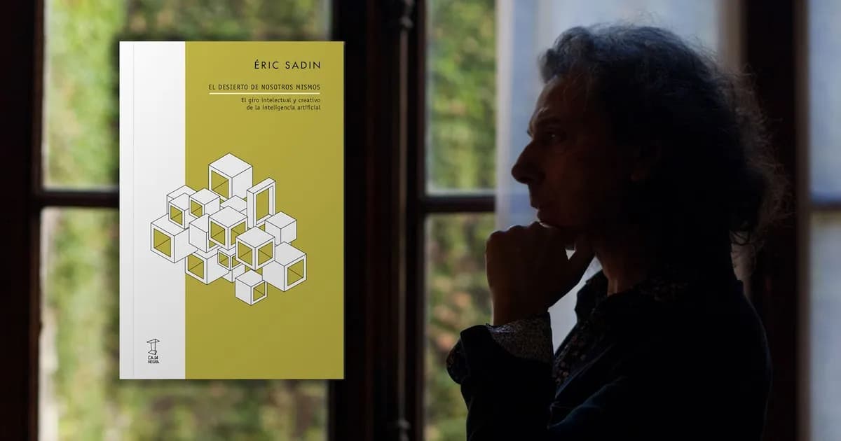 Eric Sadin critica la influencia de la inteligencia artificial en nuestras vidas
