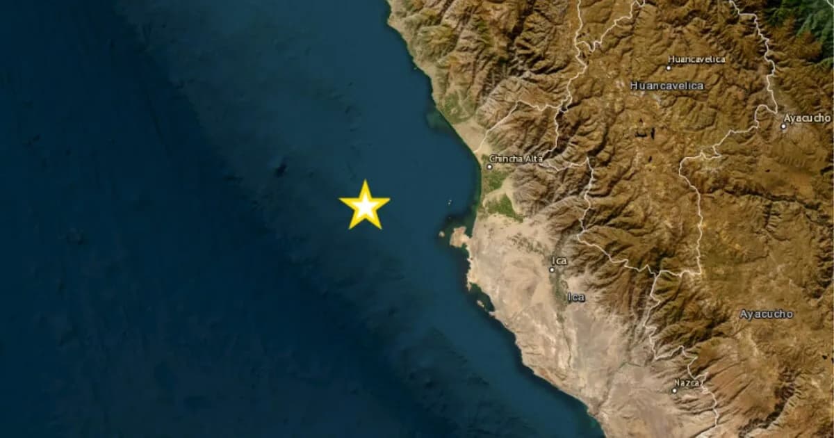 Sismo de 5,1 grados al oeste de Pisco se sintió en Lima